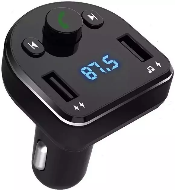 FM-трансмиттер XO BCC-01 3.1A/2 USB Black FM-трансмиттер XO BCC-01 3.1A/2 USB Black