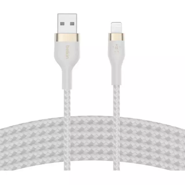 Кабель Belkin USB-A - Lightning 3м White (CAA010BT3MWH) Кабель Belkin USB-A - Lightning 3м White (CAA010BT3MWH)