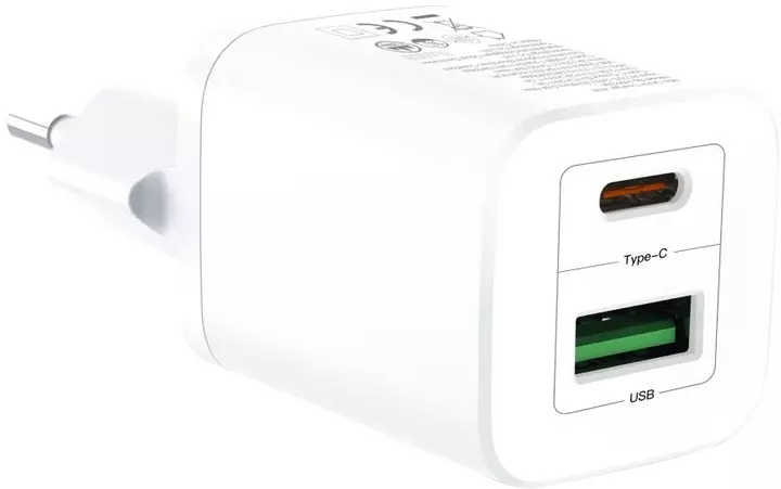 Сетевое зарядное устройство QC 3.0 XO HN238A 30W 1 USB + 1 USB-C Сетевое зарядное устройство QC 3.0 XO HN238A 30W 1 USB + 1 USB-C