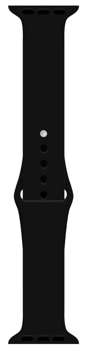 Ремешок Intaleo Silicone для Apple Watch 42/44 mm (Black) (1283126494383)