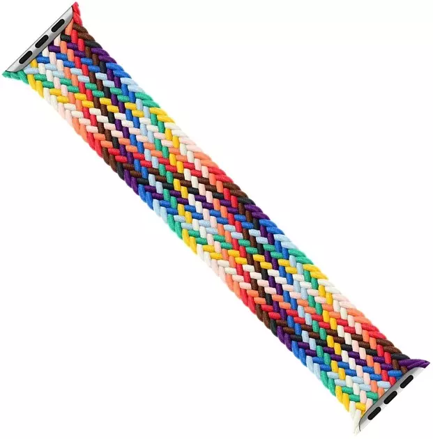 Ремешок ArmorStandart Braided Solo Loop для Apple Watch 38/40/41mm Pride Edition Size 4 (132 mm) (ARM64934)